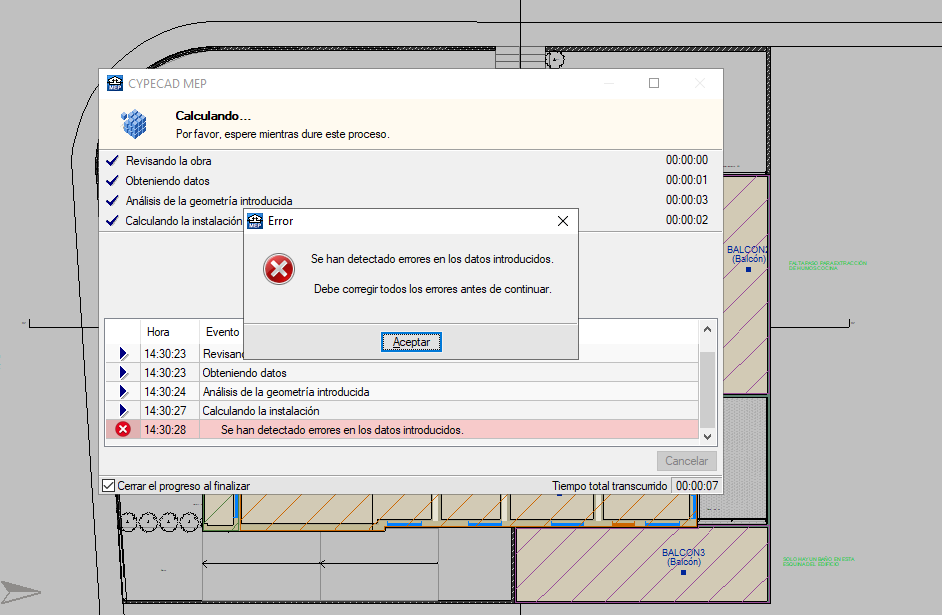 No me deja calcular la instalaciòn